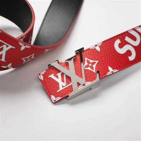 supreme louis vuitton belt replica|louis vuitton monogram belt black.